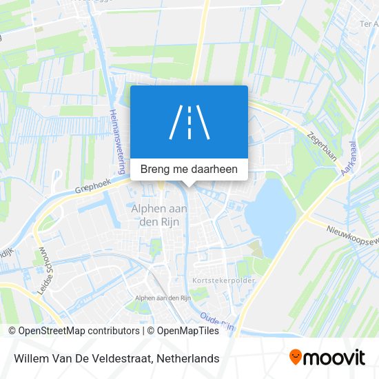 Willem Van De Veldestraat kaart