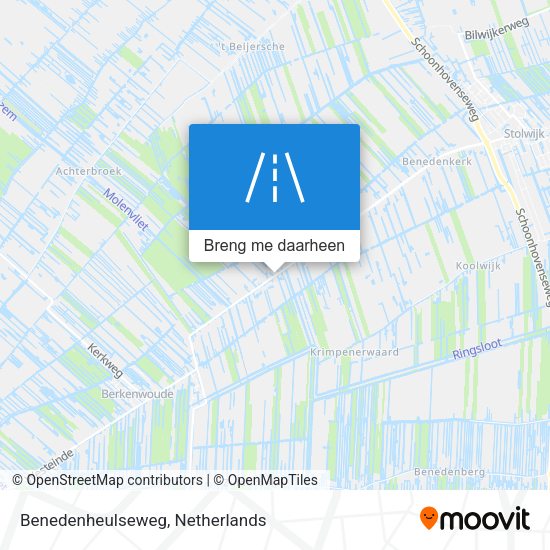 Benedenheulseweg kaart