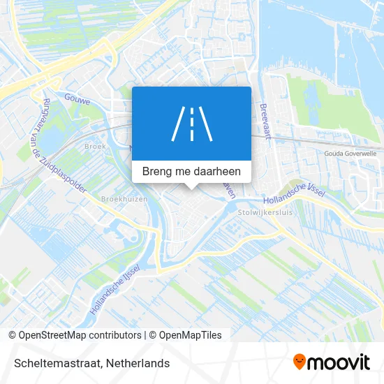 Scheltemastraat kaart