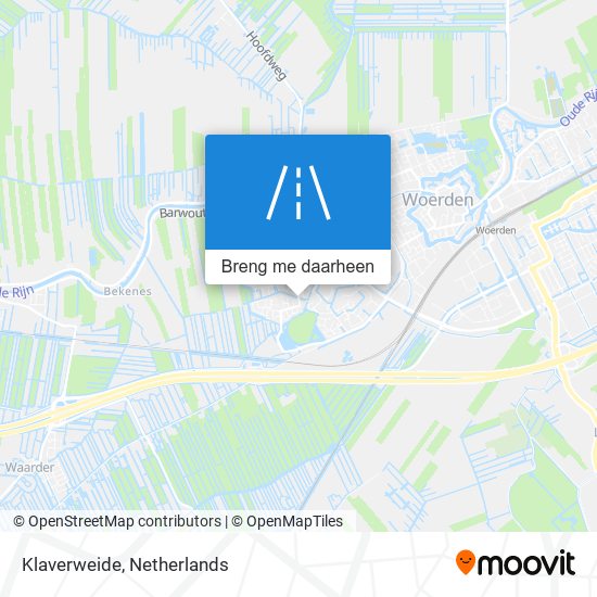 Klaverweide kaart