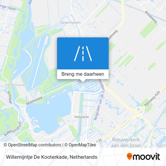 Willemijntje De Kooterkade kaart