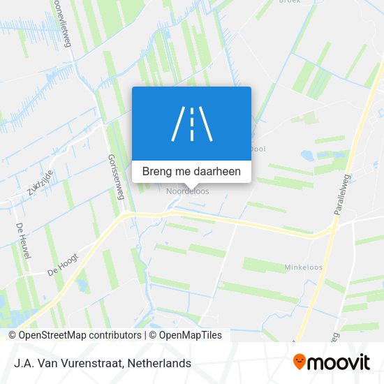 J.A. Van Vurenstraat kaart