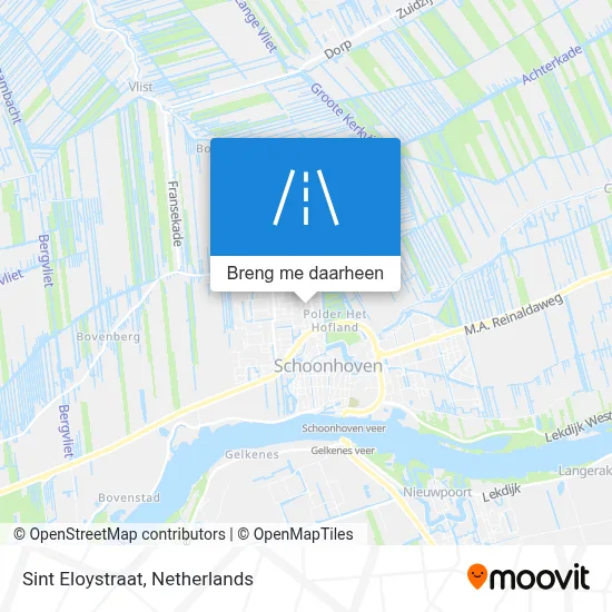 Sint Eloystraat kaart