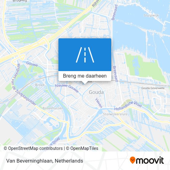 Van Beverninghlaan kaart