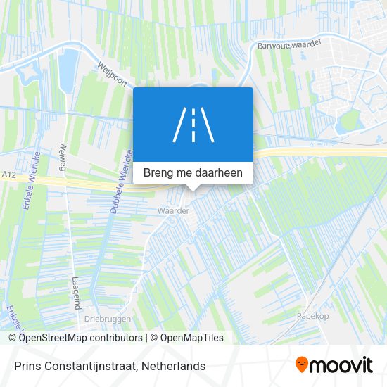 Prins Constantijnstraat kaart