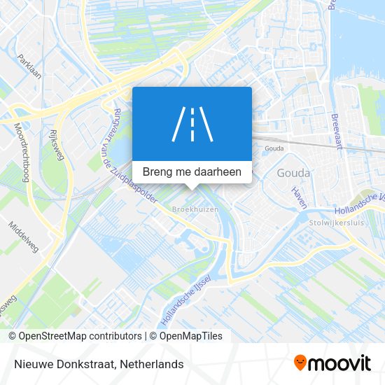 Nieuwe Donkstraat kaart
