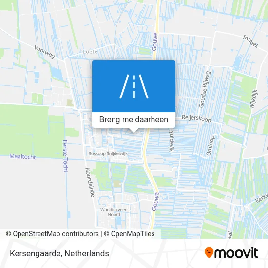 Kersengaarde kaart