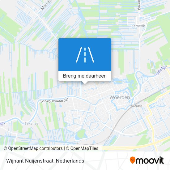 Wijnant Nuijenstraat kaart