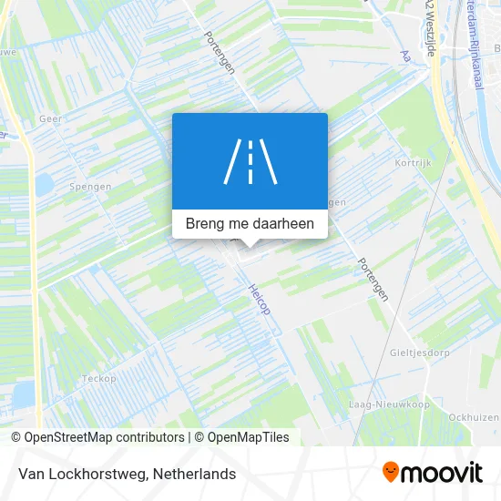 Van Lockhorstweg kaart