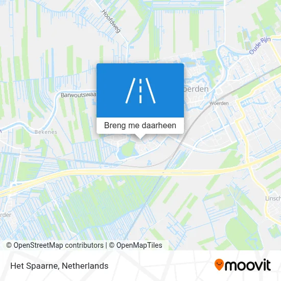 Het Spaarne kaart
