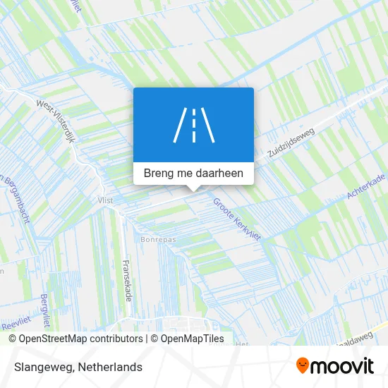 Slangeweg kaart
