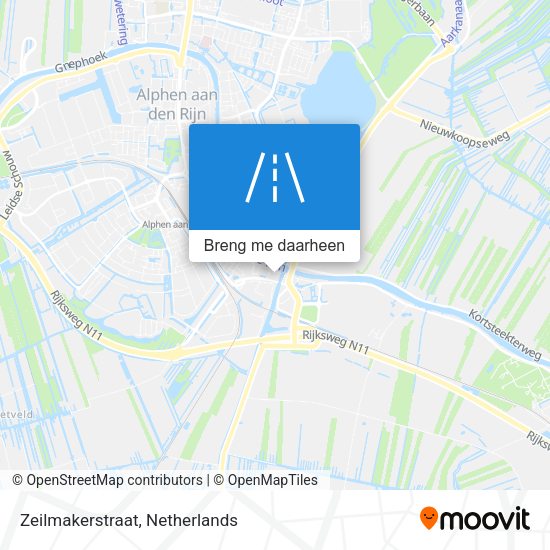 Zeilmakerstraat kaart