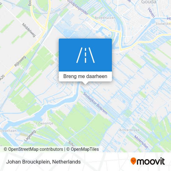 Johan Brouckplein kaart