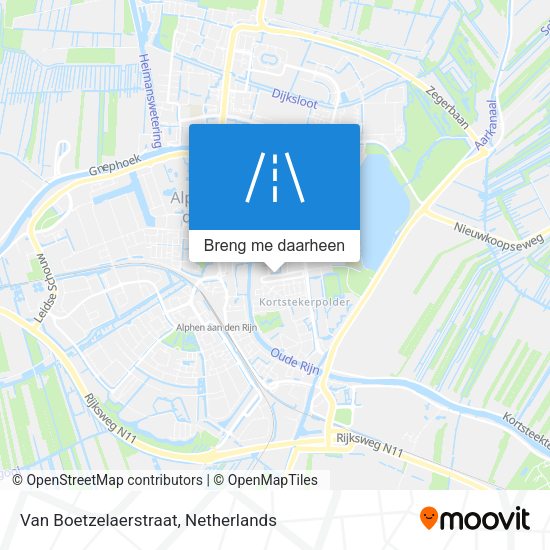 Van Boetzelaerstraat kaart