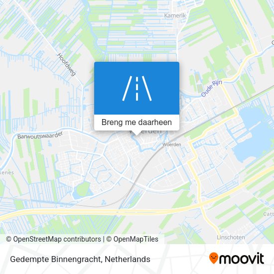 Gedempte Binnengracht kaart