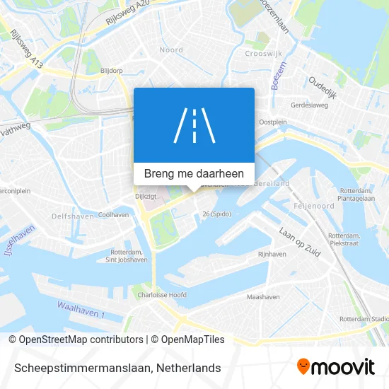 Scheepstimmermanslaan kaart