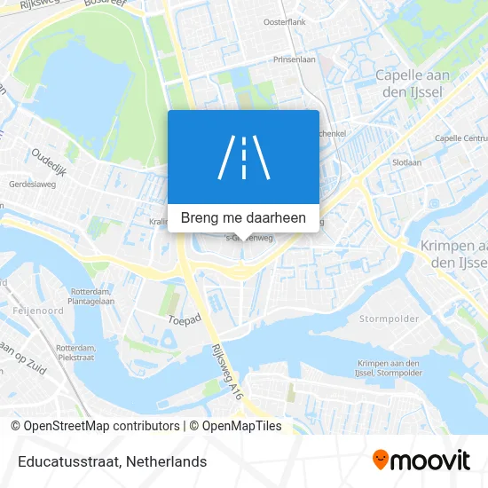 Educatusstraat kaart