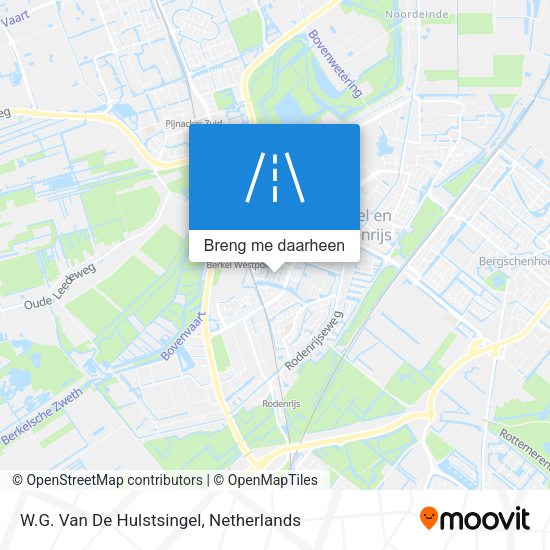 W.G. Van De Hulstsingel kaart