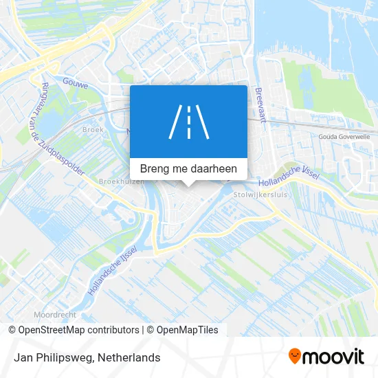 Jan Philipsweg kaart