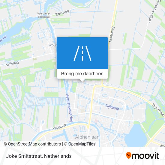 Joke Smitstraat kaart