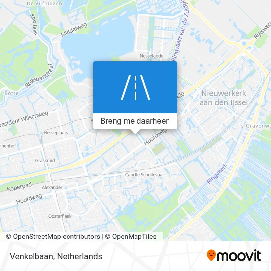 Venkelbaan kaart