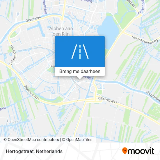 Hertogstraat kaart