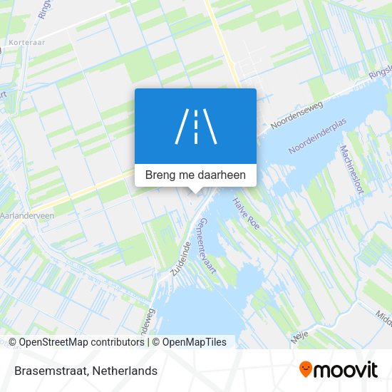 Brasemstraat kaart