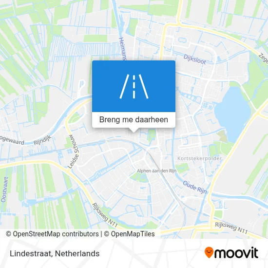 Lindestraat kaart