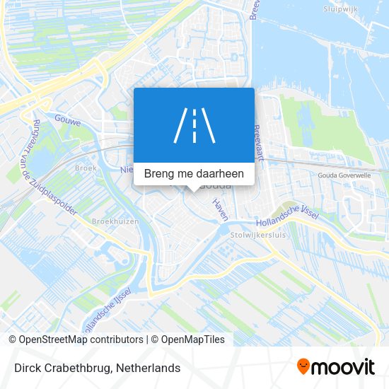 Dirck Crabethbrug kaart