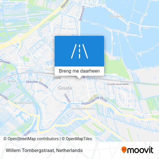 Willem Tombergstraat kaart