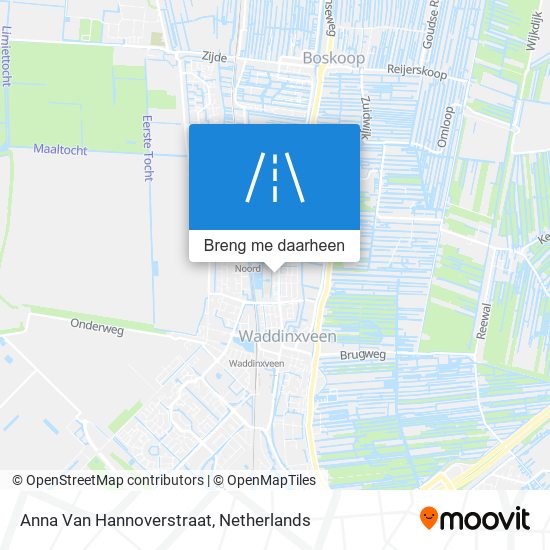 Anna Van Hannoverstraat kaart