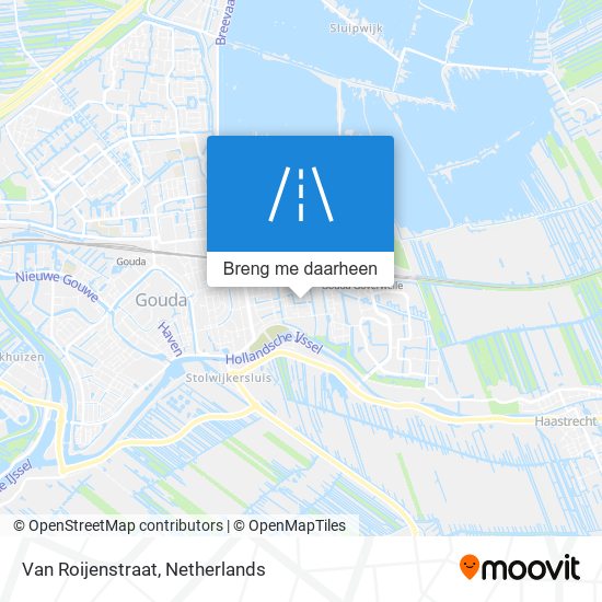 Van Roijenstraat kaart