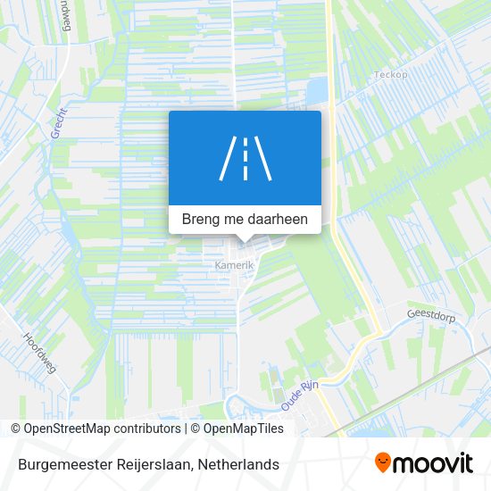 Burgemeester Reijerslaan kaart