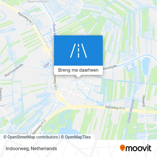 Indoorweg kaart