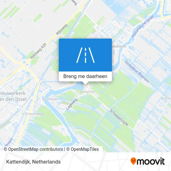 Kattendijk kaart