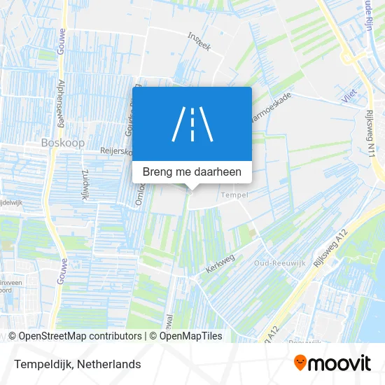 Tempeldijk kaart