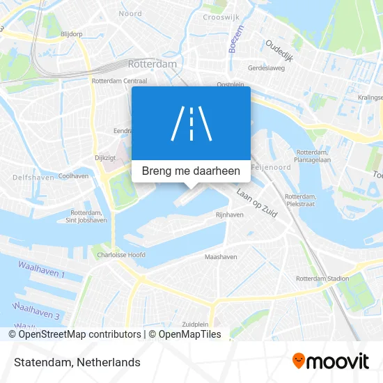 Statendam kaart