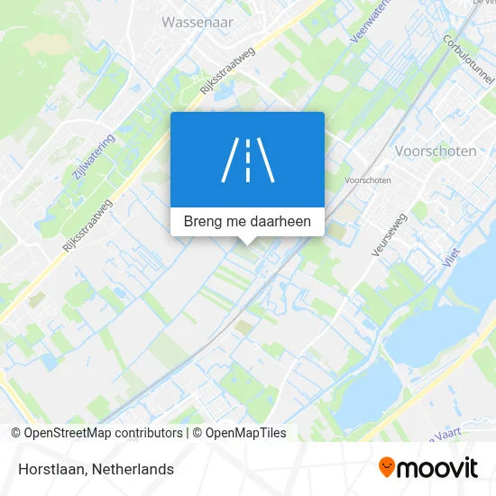 Horstlaan kaart