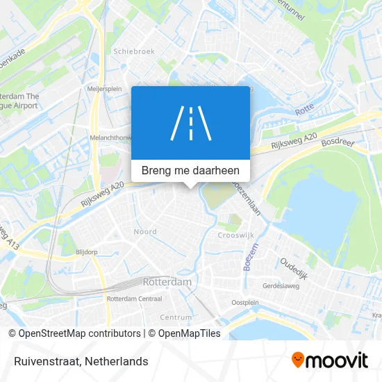 Ruivenstraat kaart