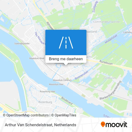 Arthur Van Schendelstraat kaart