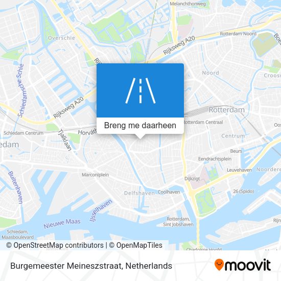 Burgemeester Meineszstraat kaart