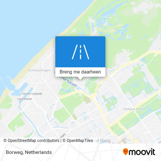 Borweg kaart