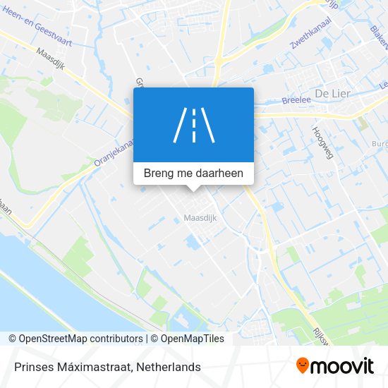 Prinses Máximastraat kaart