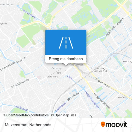 Muzenstraat kaart