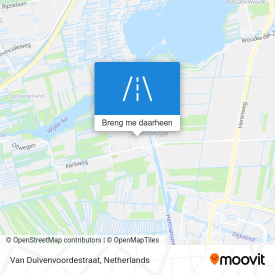 Van Duivenvoordestraat kaart