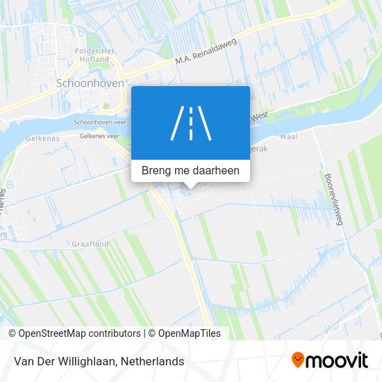 Van Der Willighlaan kaart