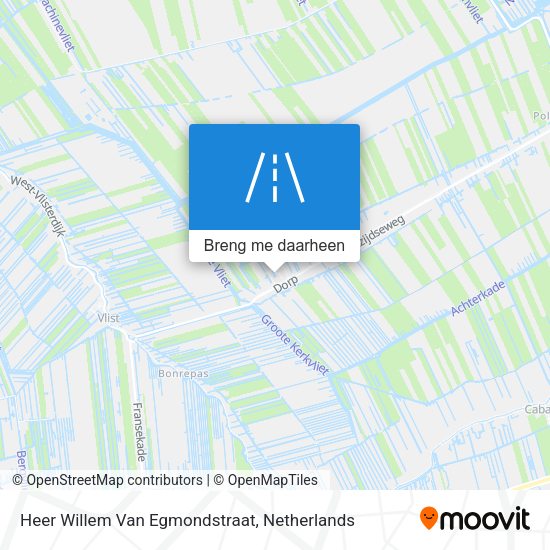 Heer Willem Van Egmondstraat kaart