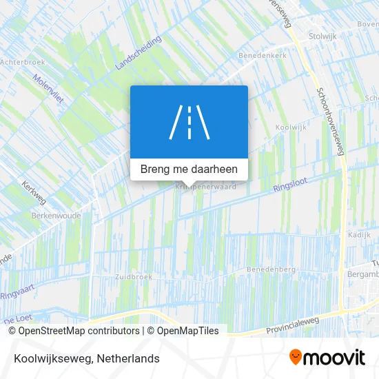 Koolwijkseweg kaart