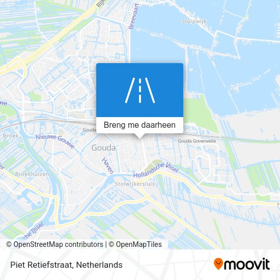 Piet Retiefstraat kaart