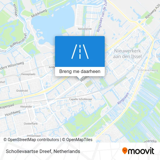 Schollevaartse Dreef kaart